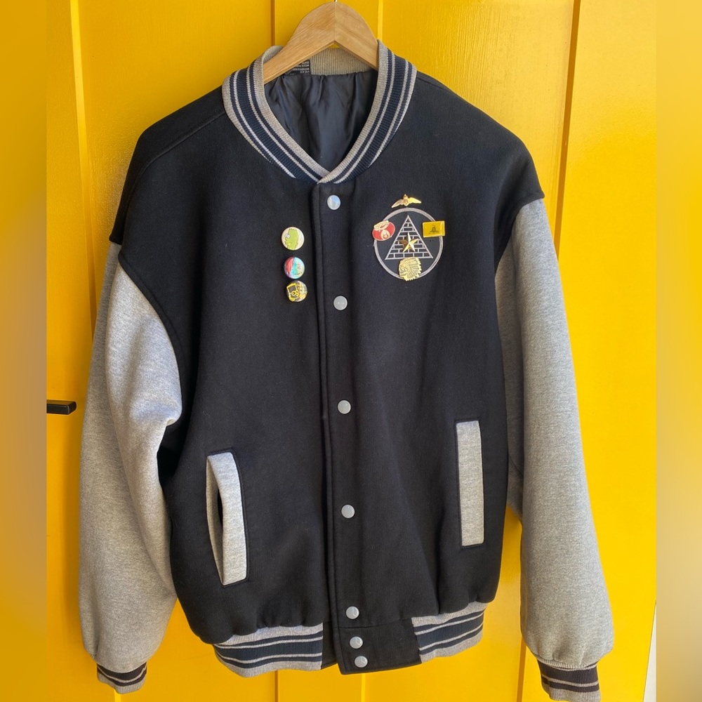 Death Traitors Varsity bomber Jacket - Large